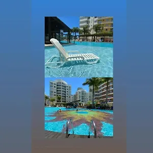  Apartamento Beto Carrero/praia/piscina/apartamento 2q/300canais/nautilus Club, Playground E Academia, Na Quadra Do Mar Brasil